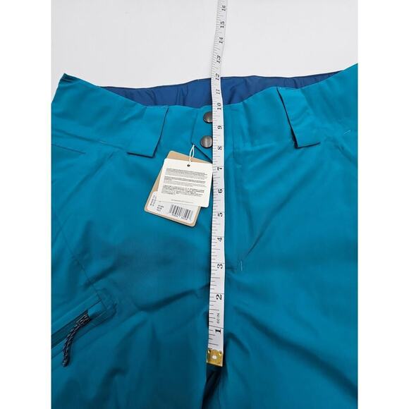 Patagonia Women's S Belay Blue Insulated Powder Town Snow Pants Reg NWT - Picture 4 of 13
